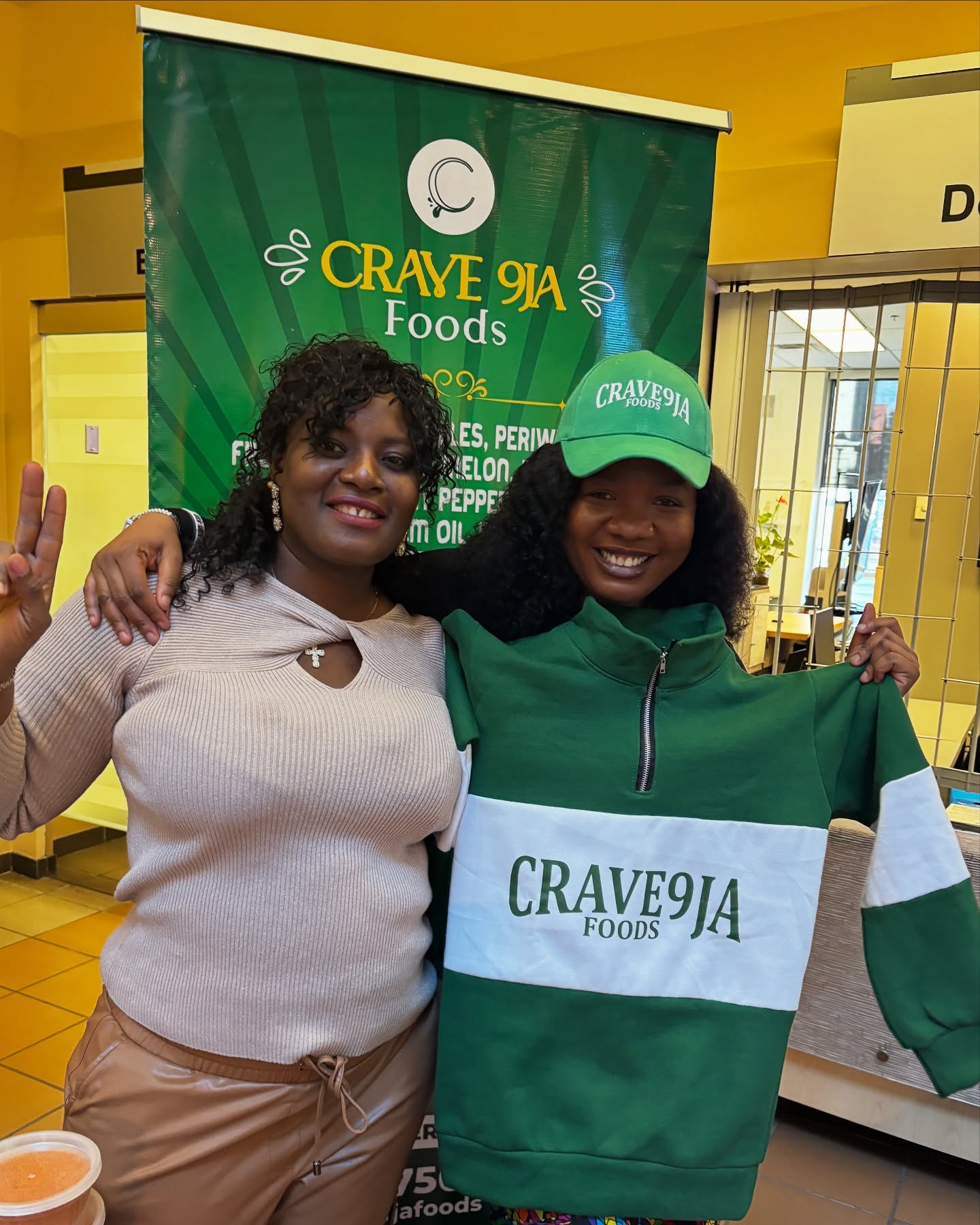 Jenifer and Bunmi, founders of Crave 9ja Foods