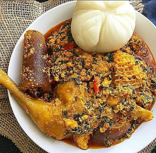 Egusi & Pounded Yam