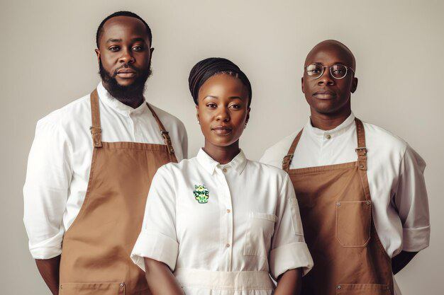 The Crave 9ja Foods kitchen team at work